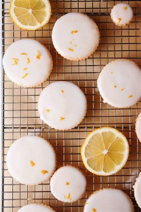 Lemon Shortbread Cookies With Lemon Glaze Foodtalk