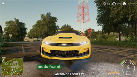 Мод на Chevy Camaro Police для Farming Simulator 2019 Mods
