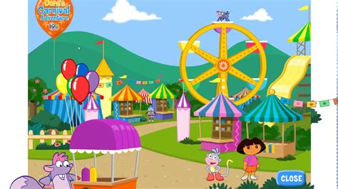 Dora The Explorer Carnival Adventure 2006 Windows Screensaver Youtube