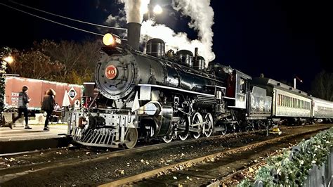 Valley Railroads Steamer Trio On The North Pole Express Youtube