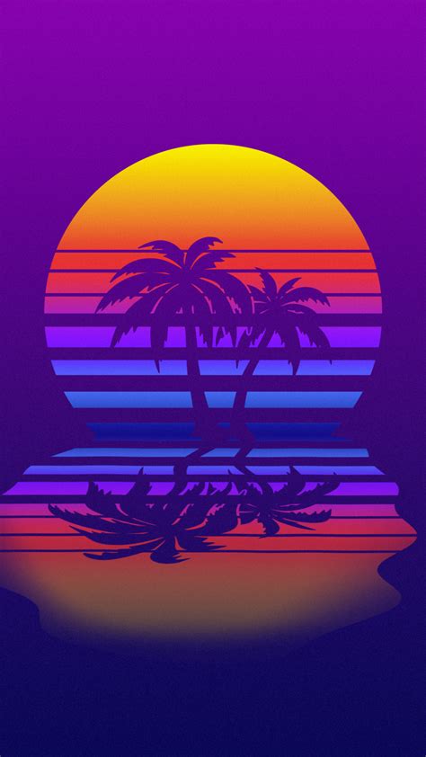 Purple Palm Tree Wallpaper High Quality Resolution Hupages Download
