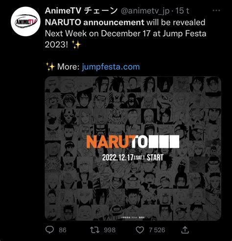 Naruto Announcement December 17th Fandom