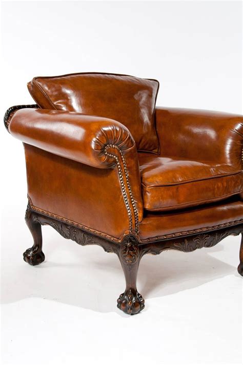 Find many great new & used options and get the best deals for large vintage laura ashley brown leather armchair chair lounge furniture at the best online prices at ebay! Wonderful Pair of Antique Leather Armchairs at 1stdibs