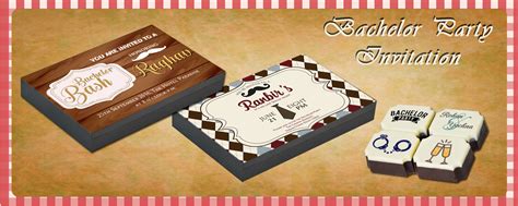 Bachelor Party Invitation Chococraft