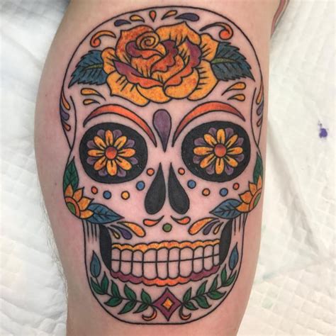 120 Beautiful Sugar Skull Tattoo Designs And Ideas Custom Tattoo Art