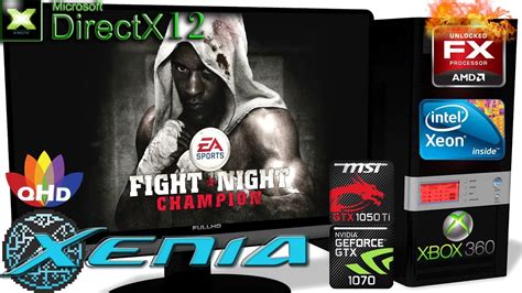 Xenia Dx12 104 Ml Xbox 360 Fight Night Champion