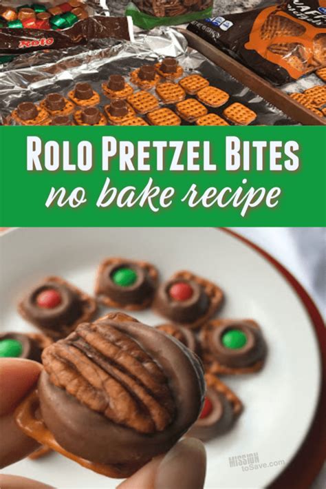 Rolo Pretzel Bites No Bake Recipe