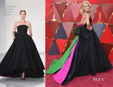 Kelly Ripa In Christian Siriano 2018 Oscars Red Carpet Fashion