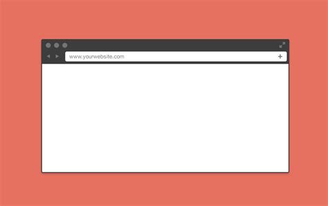 simple browser frame mockup  psd designhooks