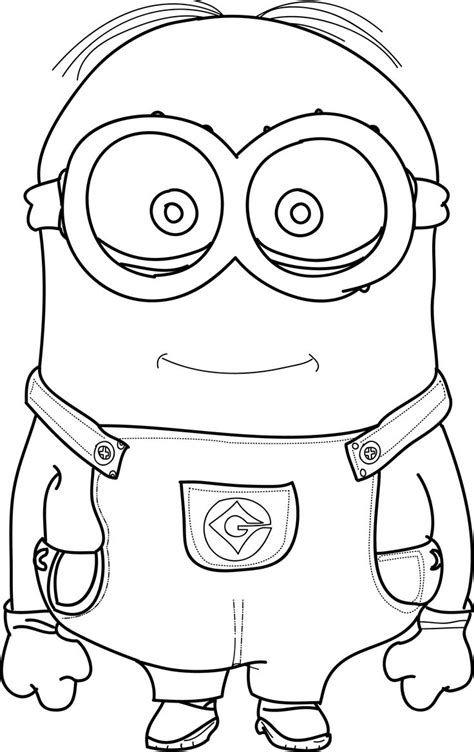 Our printable coloring pages are free and classified by theme, simply choose and print your drawing to color for hours! Minions Coloring Pages - Wecoloringpage | Minions coloring ...