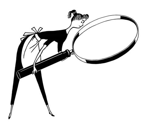 Woman Detective Magnifying Glass Illustrations Royalty Free Vector Graphics And Clip Art Istock