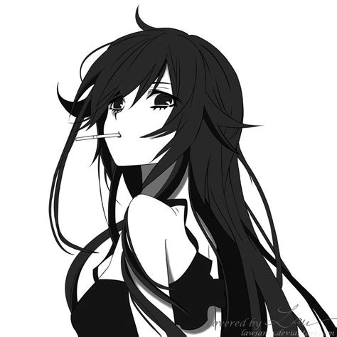 Anime Pfp Edgy Anime Black And White Pfp Anime Pfp Is A The Same Images And Photos Finder