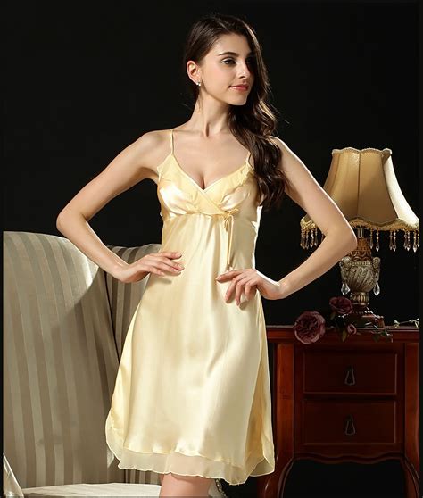 2022 Silk Nightwear 100 Mullberry Silk Nightgowns Women Night Dress Sleepwear Hot Colors Satin
