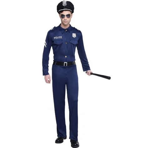 Shopping Sans Effort En Patrouille De Police Ny Flic Déguisement Officier Adultes Costume