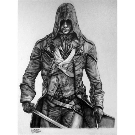 Assassin S Creed Unity Arno Dorian Drawing By Lethalchris On Deviantart