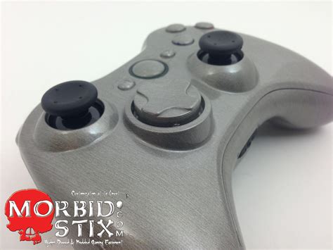 Silver Aluminum Brushed Xbox 360 Wireless Controller Wtp 361 1