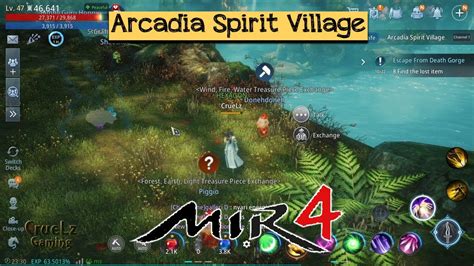 Spirit Village Mir4 How To Visit Arcadia Spirit Village Youtube