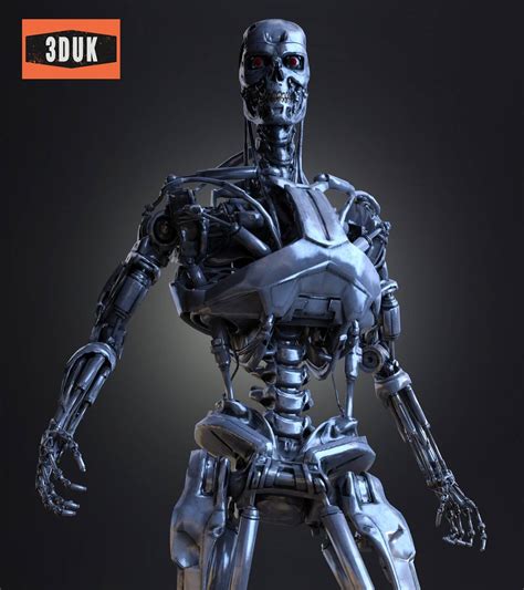 Terminator T 800 Endoskeleton For G8m Daz Content By 3duk