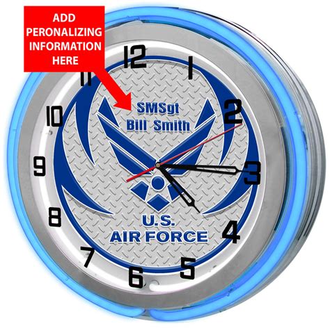 American Air Force Clock From Redeye Laserworks