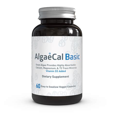 Calcium magnesium with vitamin d3. AlgaeCal Basic - Plant Calcium Supplement + Vitamin D
