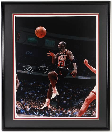 Lot Detail 1990s Michael Jordan Chicago Bulls Signed 21 X 25