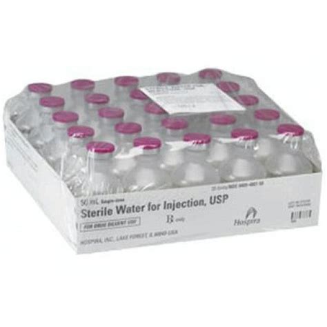 Sterile Water Single Dose Container 10ml