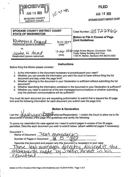 Spokane County Court Viewer