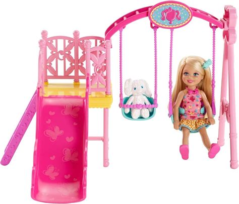 barbie sisters chelsea doll swing set toys and games