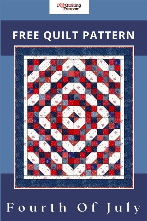 Free Patriotic Quilt Pattern Fourth Of July Free Quilt Tutorials