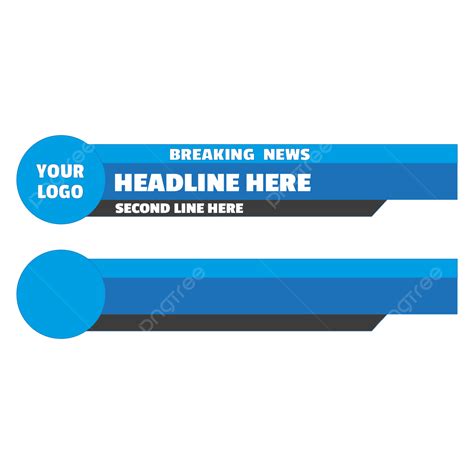 News Lower Thirds Vector Hd Images Breaking News Lower Third Png