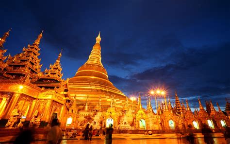 Shwedagon Pagoda Yangon 1024 2k Wallpaper Hdwallpaper Desktop