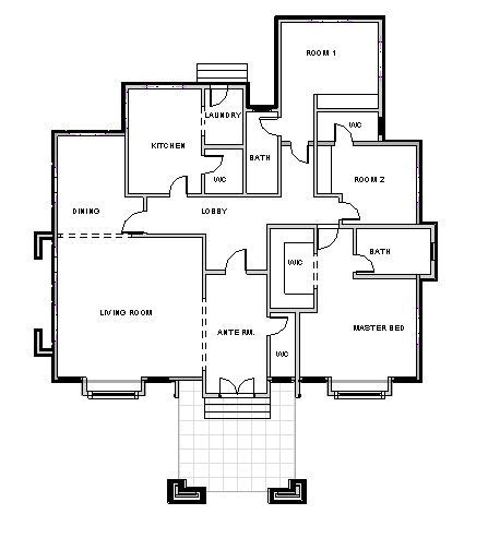 3 Bedroom Flat Design Plan In Nigeria Pdf 55 3 Bedroom Flat House