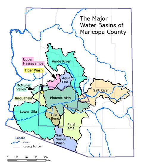 Maricopa County Arizona Map