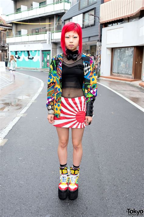 Red Hair Piercings Jeremy Scott Platforms Devilish And Iron Fist In