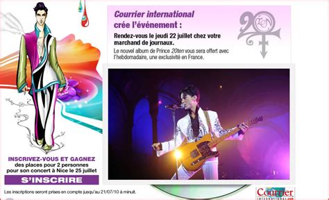 Rockerparis Prince New Album 20ten Out In France On July 22 With