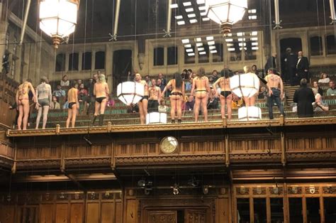 Environmental Protesters Strip Naked In House Of Commons As MPs Try To