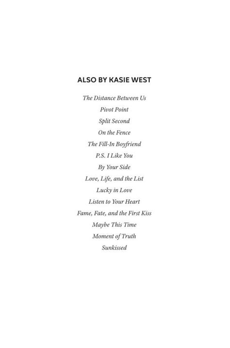 Places Weve Never Been By Kasie West 9780593176306 Brightly Shop