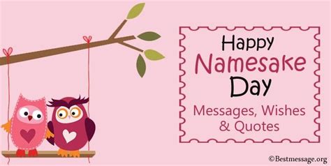Happy Namesake Day Messages Wishes And Quotes 1 March In 2020 Wish