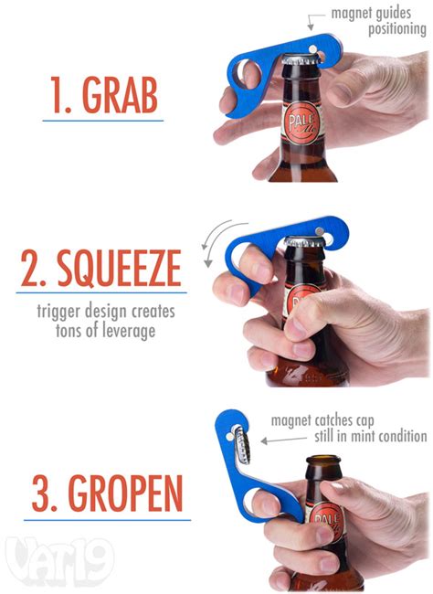 Gropener Grab And Open Bottles In A Single Motion
