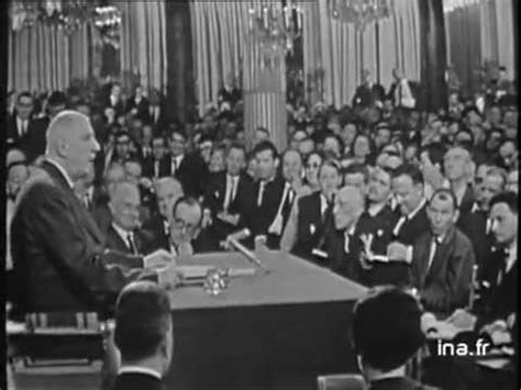 Meaning of press conference in english. Conférence de presse GENERAL DE GAULLE 9 septembre 1965 ...