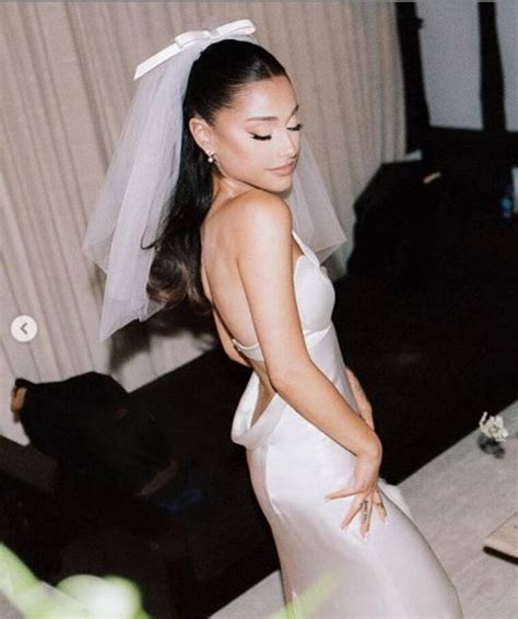 Ariana Grande Looked Ethereal On Wedding Day In A Custom Made Vera Wang