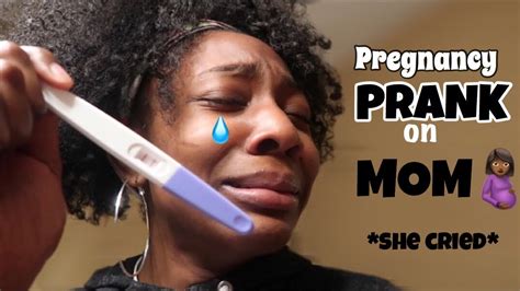 Telling My Mom Im Pregnant Prank Gets Emotional Youtube