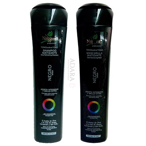 Kit Matizante Negro Naissant Shampoo Y Mascarilla Kit Matizante Negro