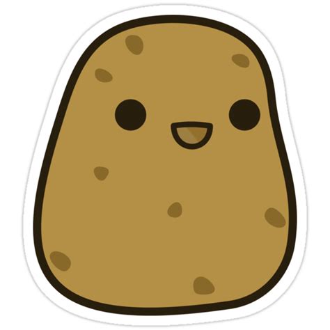 Cute Potato Stickers By Peppermintpopuk Redbubble