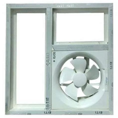 3 8 Mm Upvc Ventilator Window With Exhaust Fan For Kitchen For