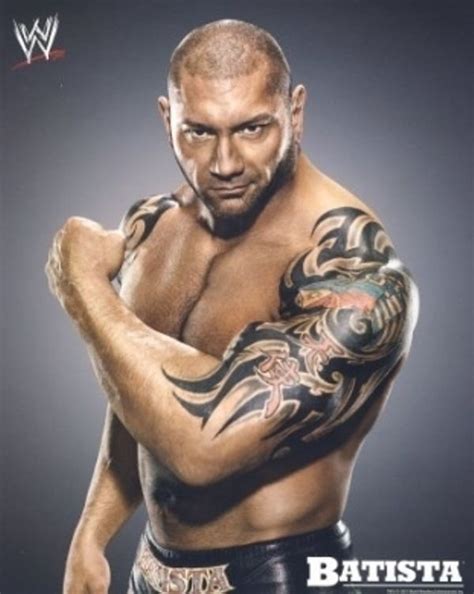 Dave bautista got a small 'sun' tattoo that encircles his belly button. Batista Dragon Sleeve Tattoo | tattoo | Pinterest | Dragon ...