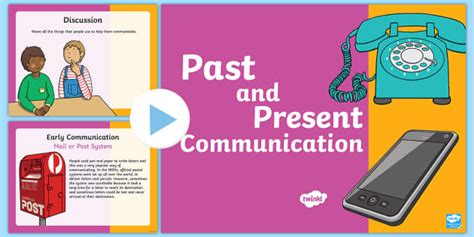 Communication Powerpoint Communication Past And Present