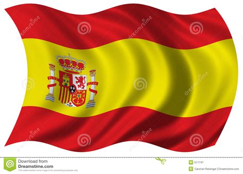 La bandera или рохигуальда, именно так называют флаг испании местные жители. флаг Испания иллюстрация штока. иллюстрации насчитывающей ...