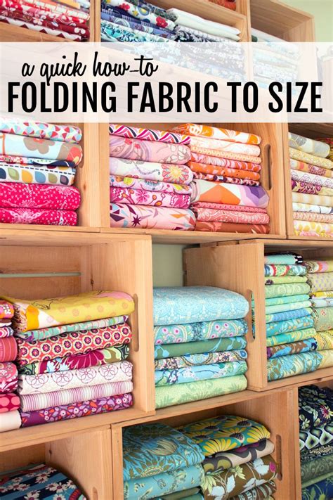 A Sunny Sewing Room And Folding Fabrics To Size Sewing Room Storage