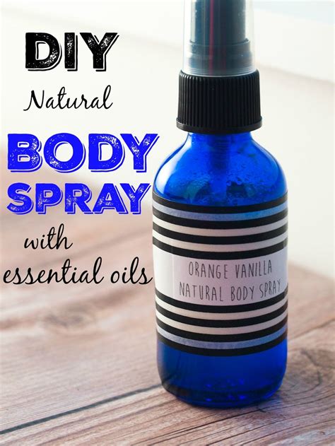 Diy Body Spray With Essential Oils Happy Healthy Mama